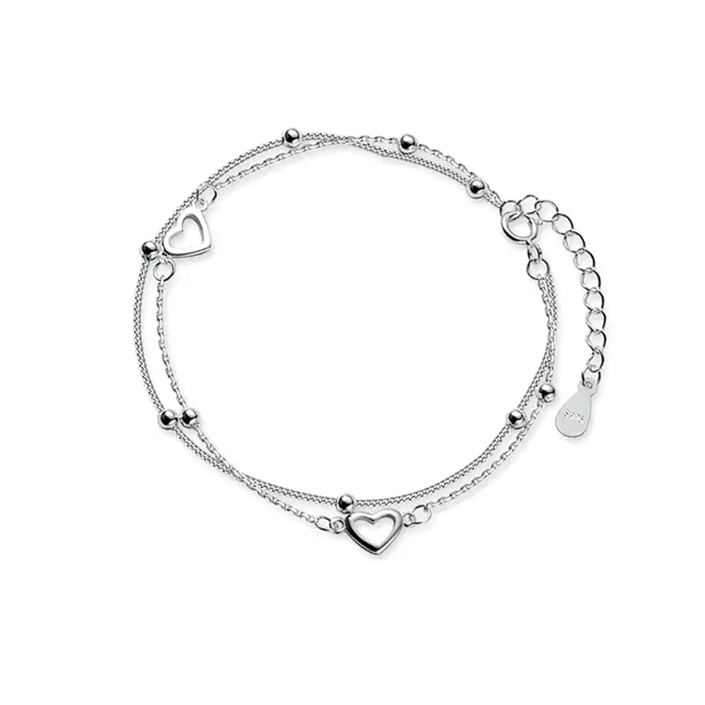 Brazalete de doble capa con forma de corazón 5.webp