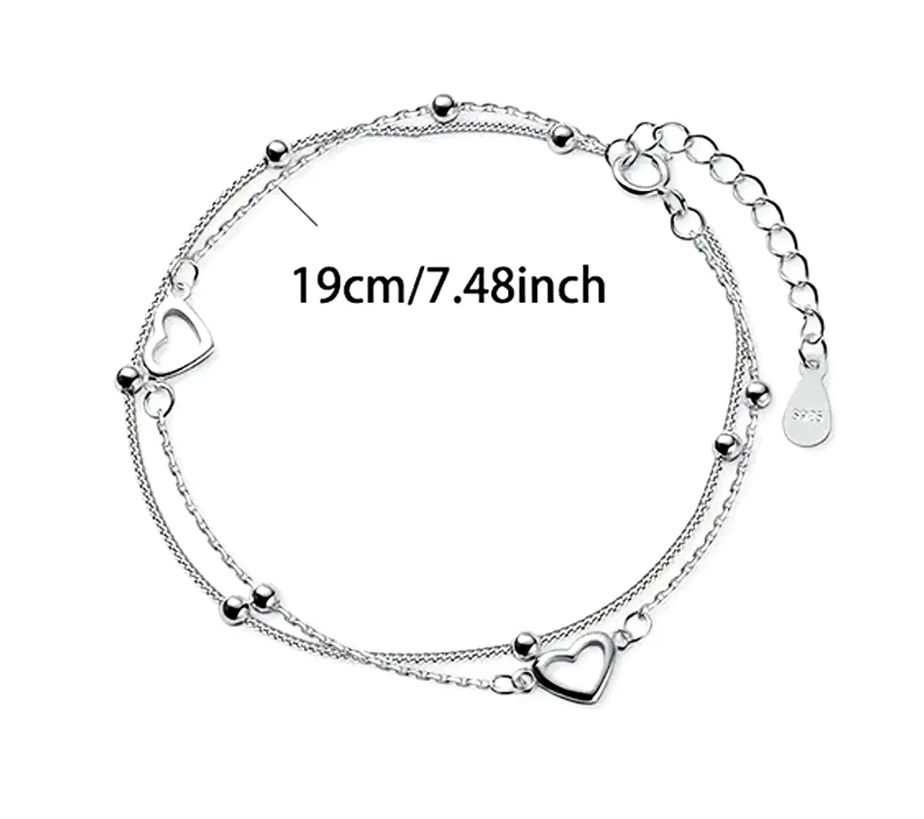 Brazalete de doble capa con forma de corazón 6.webp