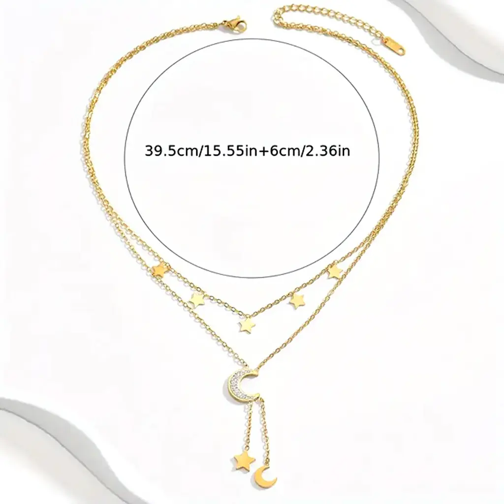 Collar Luna y Estrella doble capa 1.webp