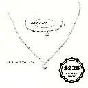 Collar y pulsera chic con dije de corazon 4.webp
