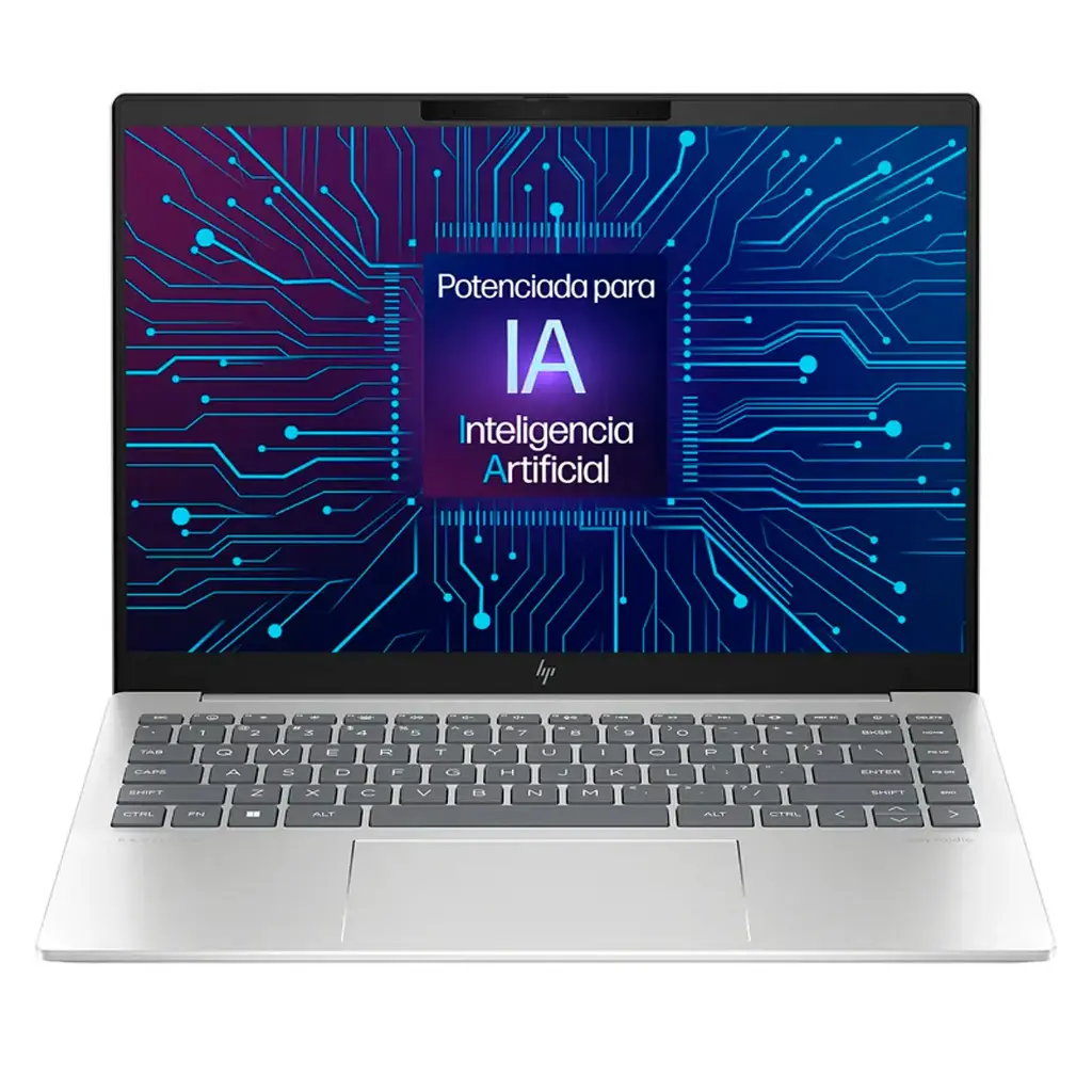 Notebook HP Pavilion Plus 14-ew1002la, Core Ultra 7 155H hasta 4.8GHz, 32GB LPDDR5x-6400