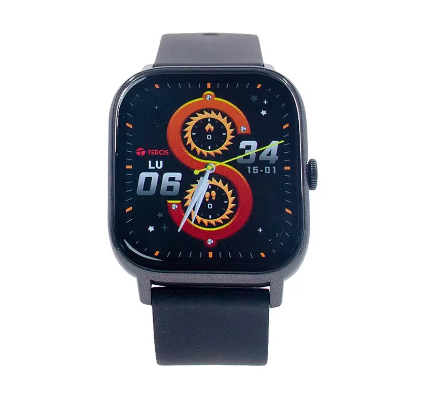 Reloj inteligente TEROS TE-8084N, 1.85" + Audífonos TEROS, TE-8075N