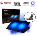 Cooler TEROS TE-7020N, para notebooks de hasta 15.6", 2 fan