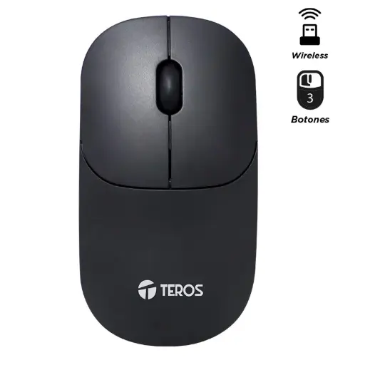 [THMOU002] Mouse inalambrico TE-1217Bk /S