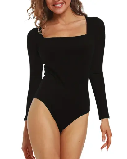 Body Casual Manga Larga cuello cuadrado Anissa