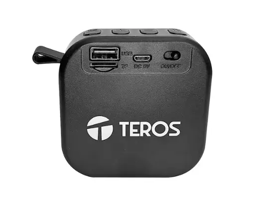 [THPAR001] Parlante TEROS TE-6032N, bluetooth, 5 W, 400 mAh, negro